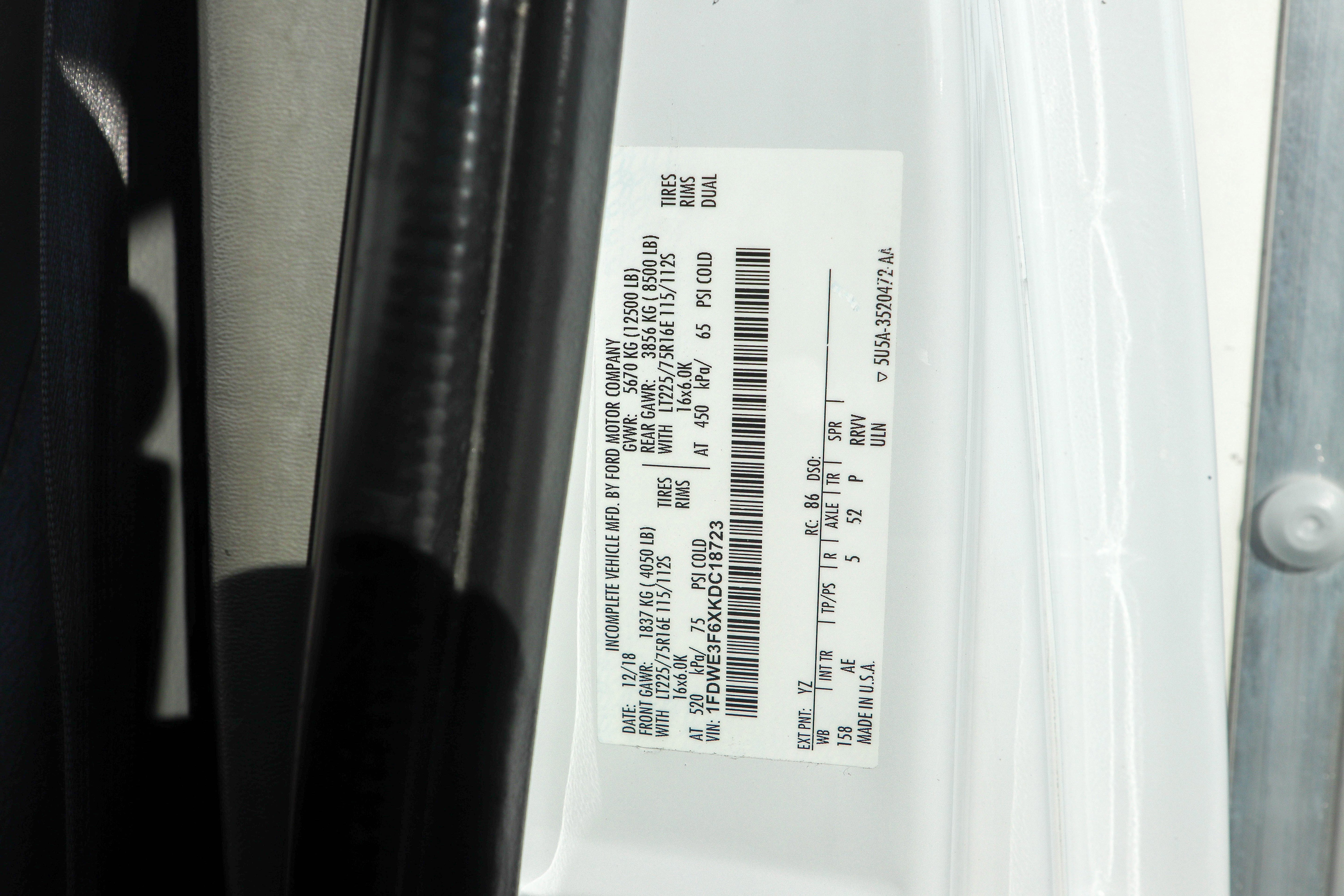 Used 2019 Ford E-350 and Econoline 350 Super Duty w/ Power Windows & Locks Group RWD image 26