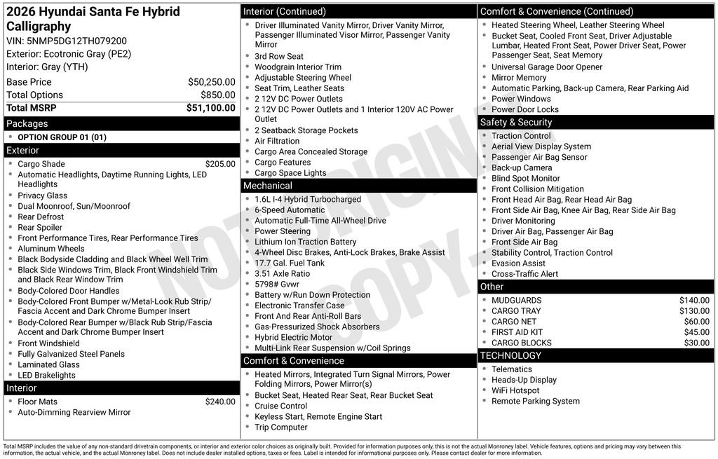 New 2026 Hyundai Santa Fe Calligraphy image 40