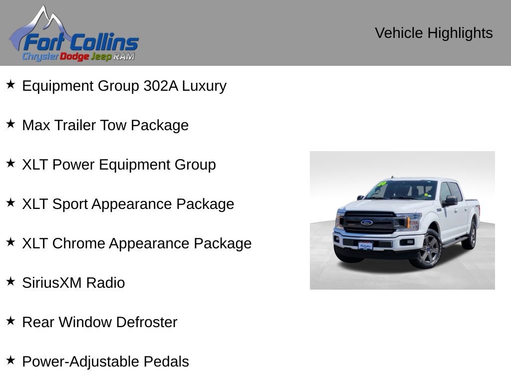 Used 2020 Ford F150 XLT w/ Equipment Group 302A Luxury AWD/4WD image 4