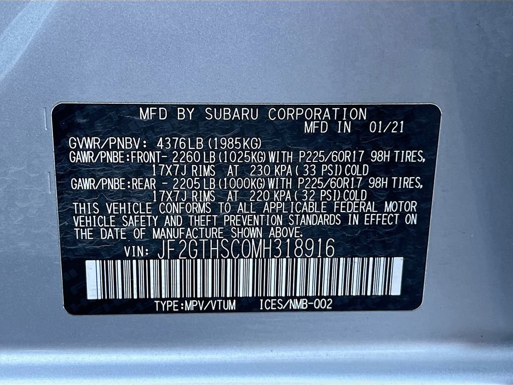 Used 2021 Subaru Crosstrek 2.5i Sport w/ Moonroof Package image 32