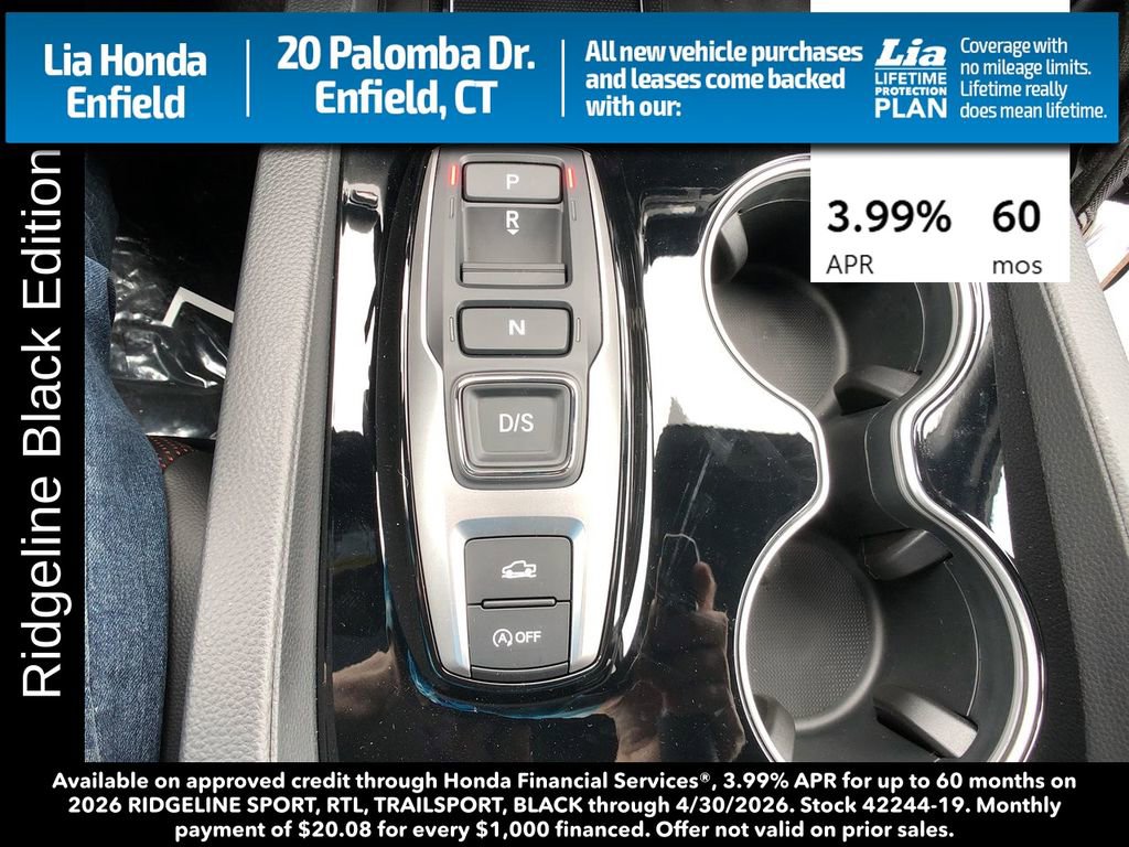 New 2026 Honda Ridgeline Black Edition image 23