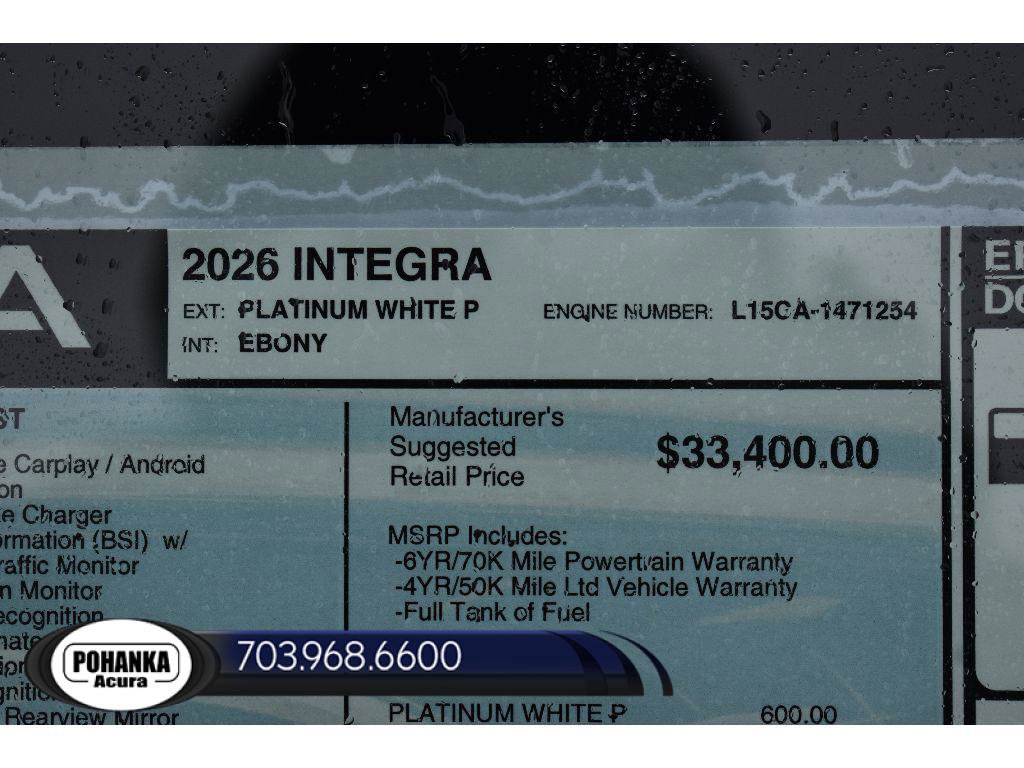 New 2026 Acura Integra FWD image 36