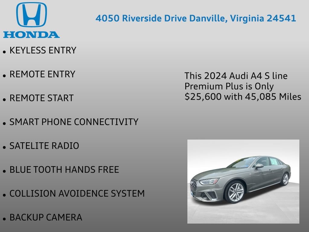 Used 2024 Audi A4 2.0T Premium Plus AWD/4WD image 7