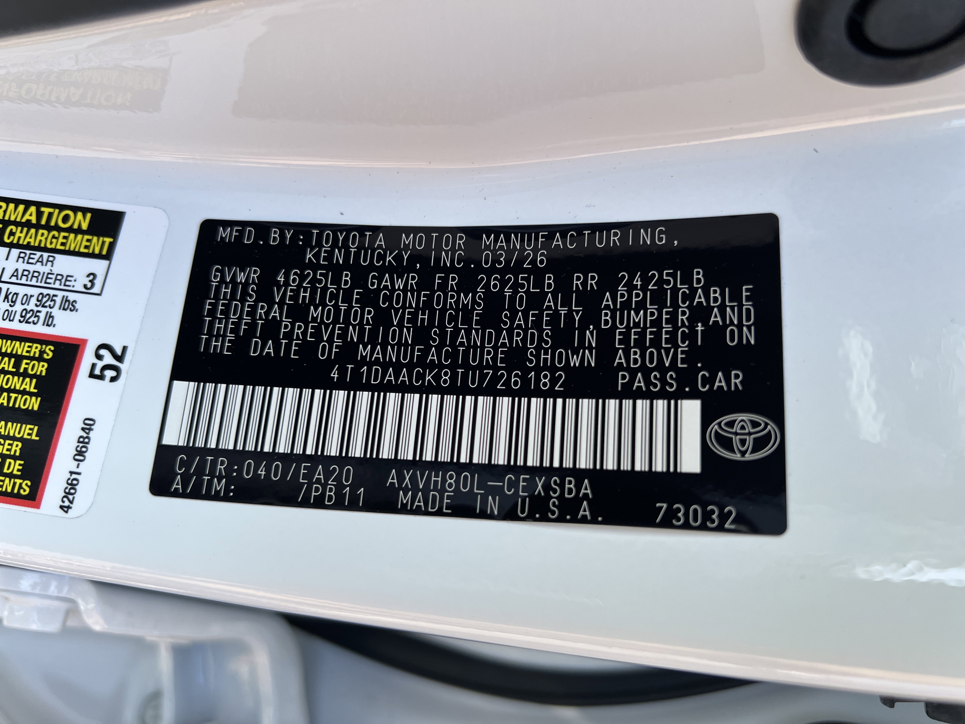 New 2026 Toyota Camry SE image 9