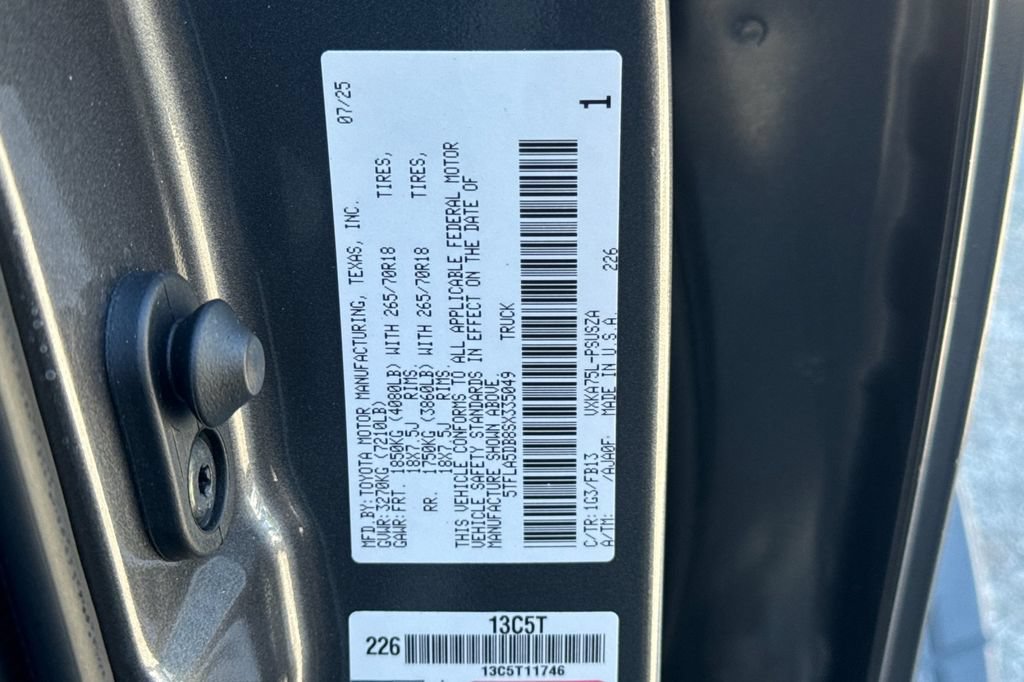 Certified 2025 Toyota Tundra SR5 AWD/4WD image 28