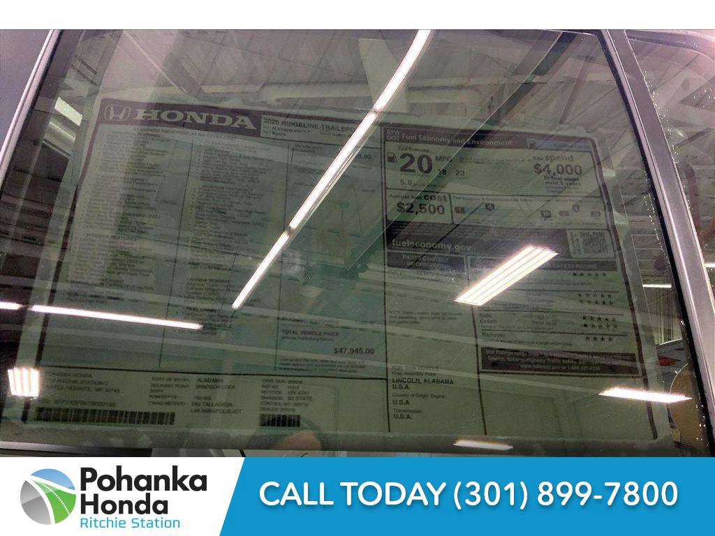 New 2026 Honda Ridgeline TrailSport image 22