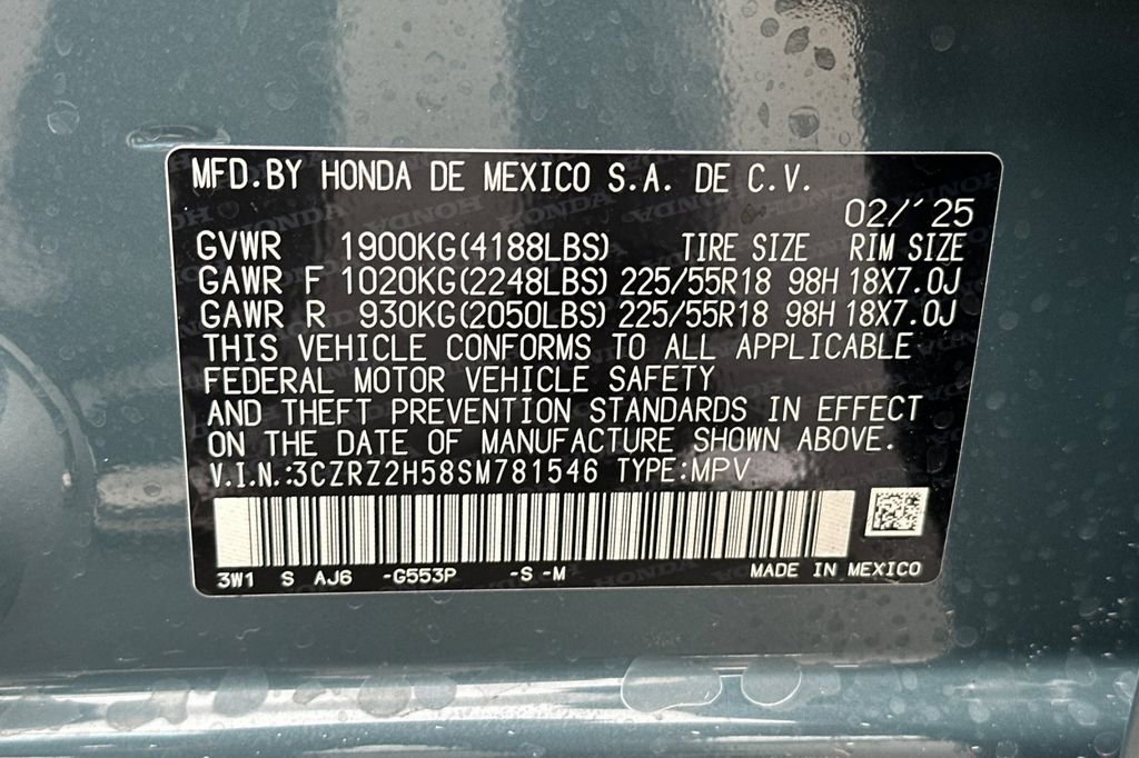 New 2025 Honda HR-V Sport image 33