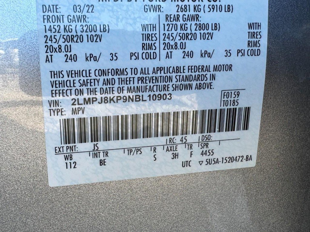 Used 2022 Lincoln Nautilus Reserve image 27