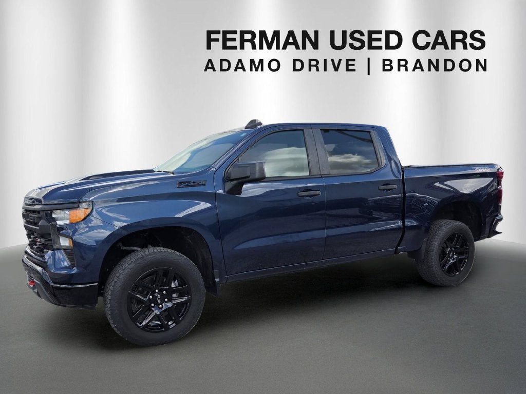 Certified 2023 Chevrolet Silverado 1500 Custom Trail Boss w/ LPO, Dark Essentials Package AWD/4WD image 1