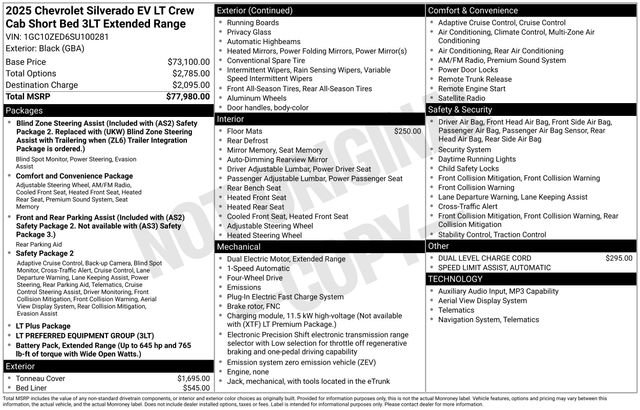 Used 2025 Chevrolet Silverado EV LT AWD/4WD image 46