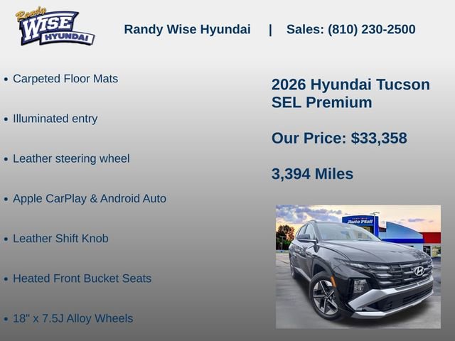 New 2026 Hyundai Tucson SEL AWD/4WD image 15