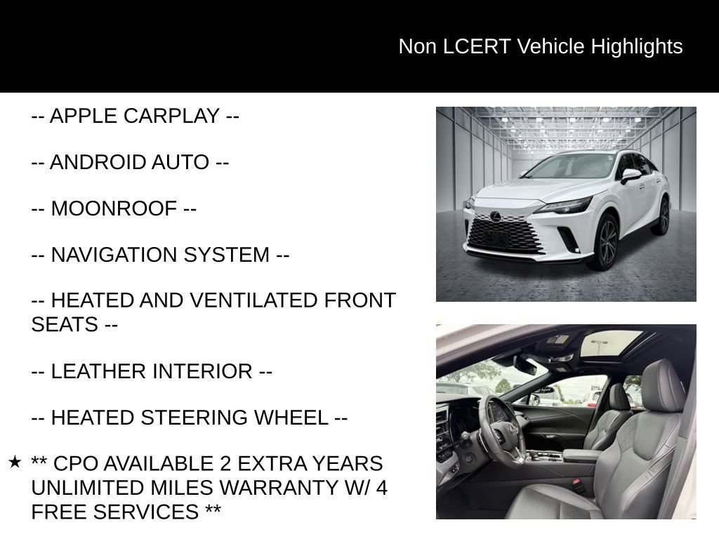 Used 2023 Lexus RX 350 Premium w/ Accessory Package AWD/4WD image 29