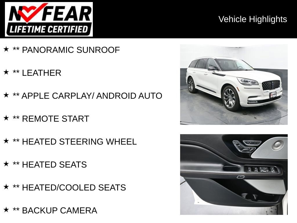 Used 2021 Lincoln Aviator Grand Touring w/ Equipment Group 302A image 2