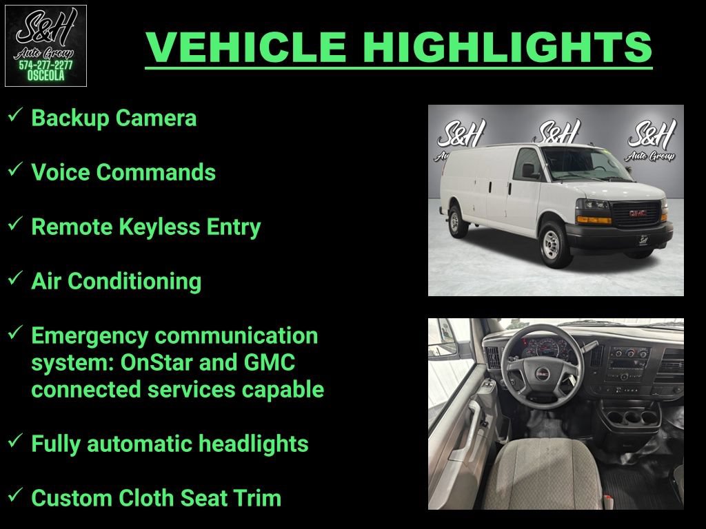 Used 2024 GMC Savana 3500 Extended RWD image 3