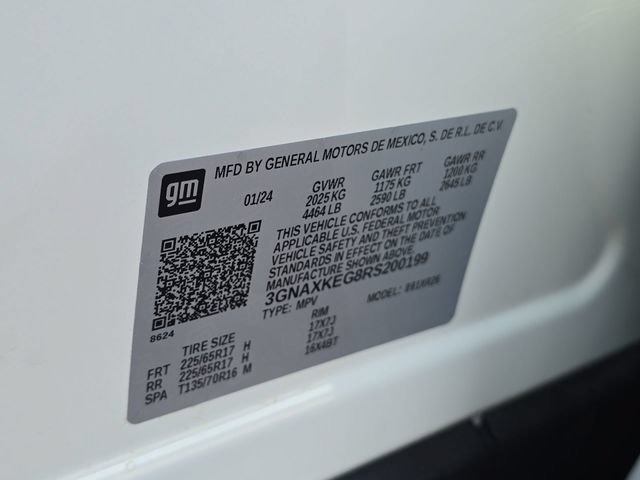 Certified 2024 Chevrolet Equinox LT w/ LPO, Floor Liner Package FWD image 39