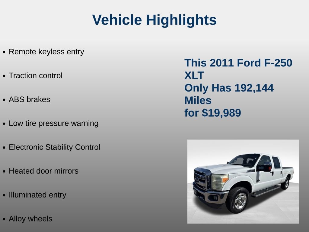 Used 2011 Ford F250 XLT w/ XLT Premium Pkg image 5
