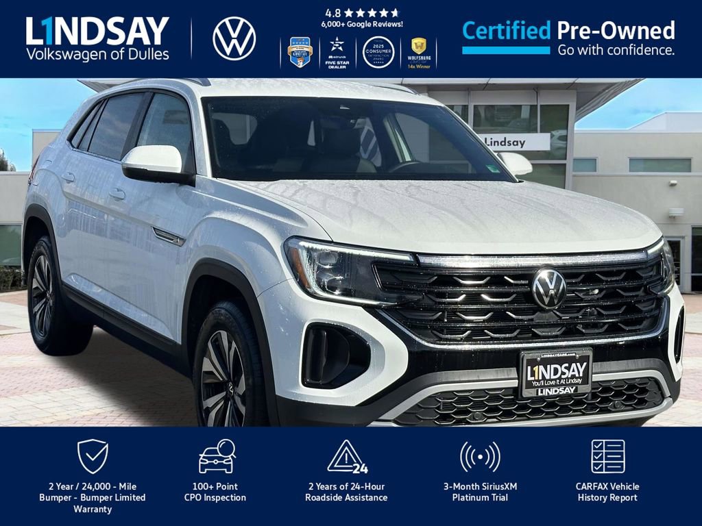 Certified 2025 Volkswagen Atlas Cross Sport SE image 1