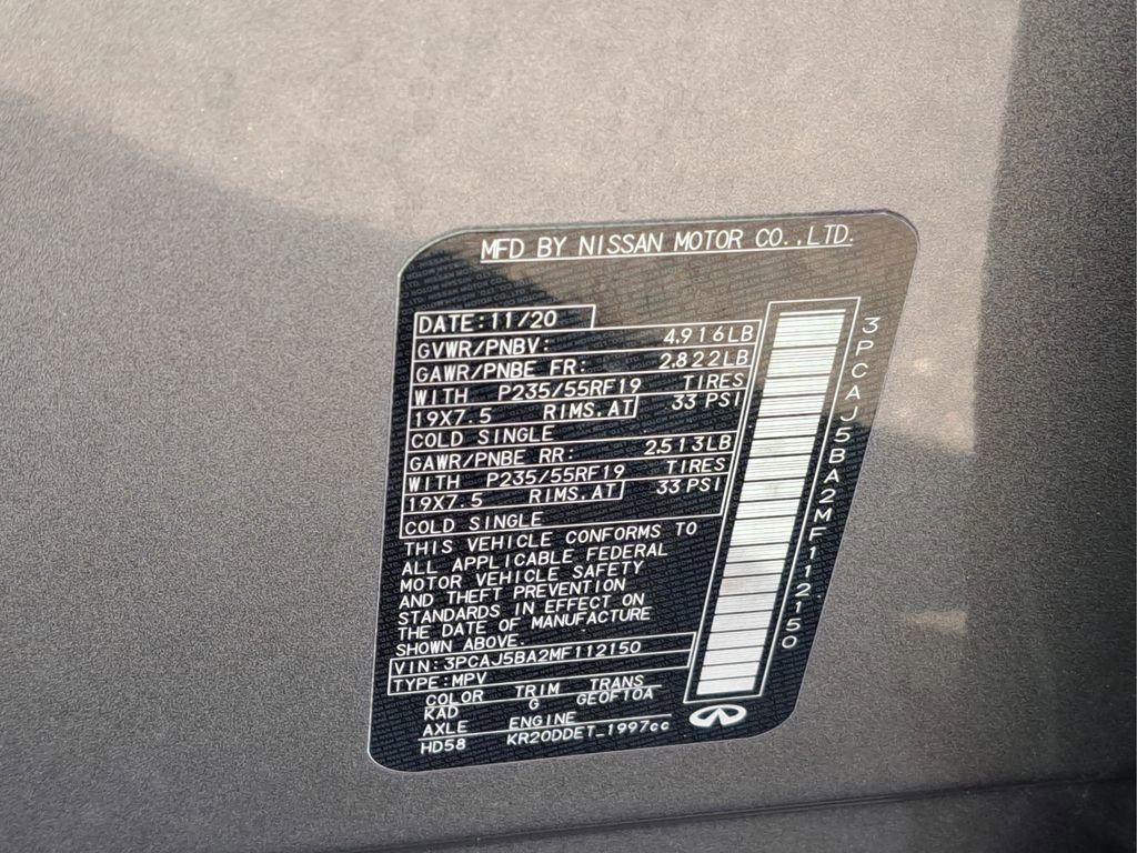 Used 2021 INFINITI QX50 Luxe FWD image 29