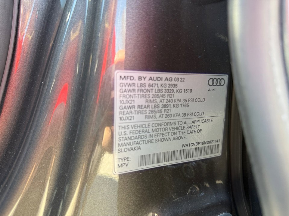 Used 2022 Audi Q8 Prestige image 35