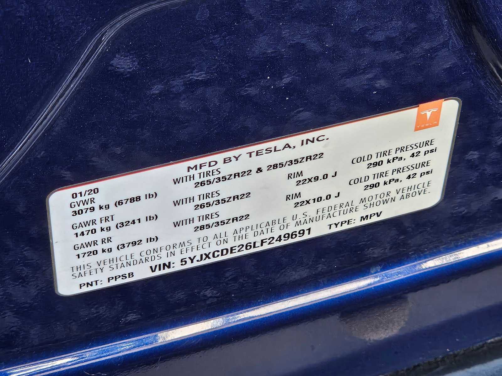 Used 2020 Tesla Model X Long Range image 25