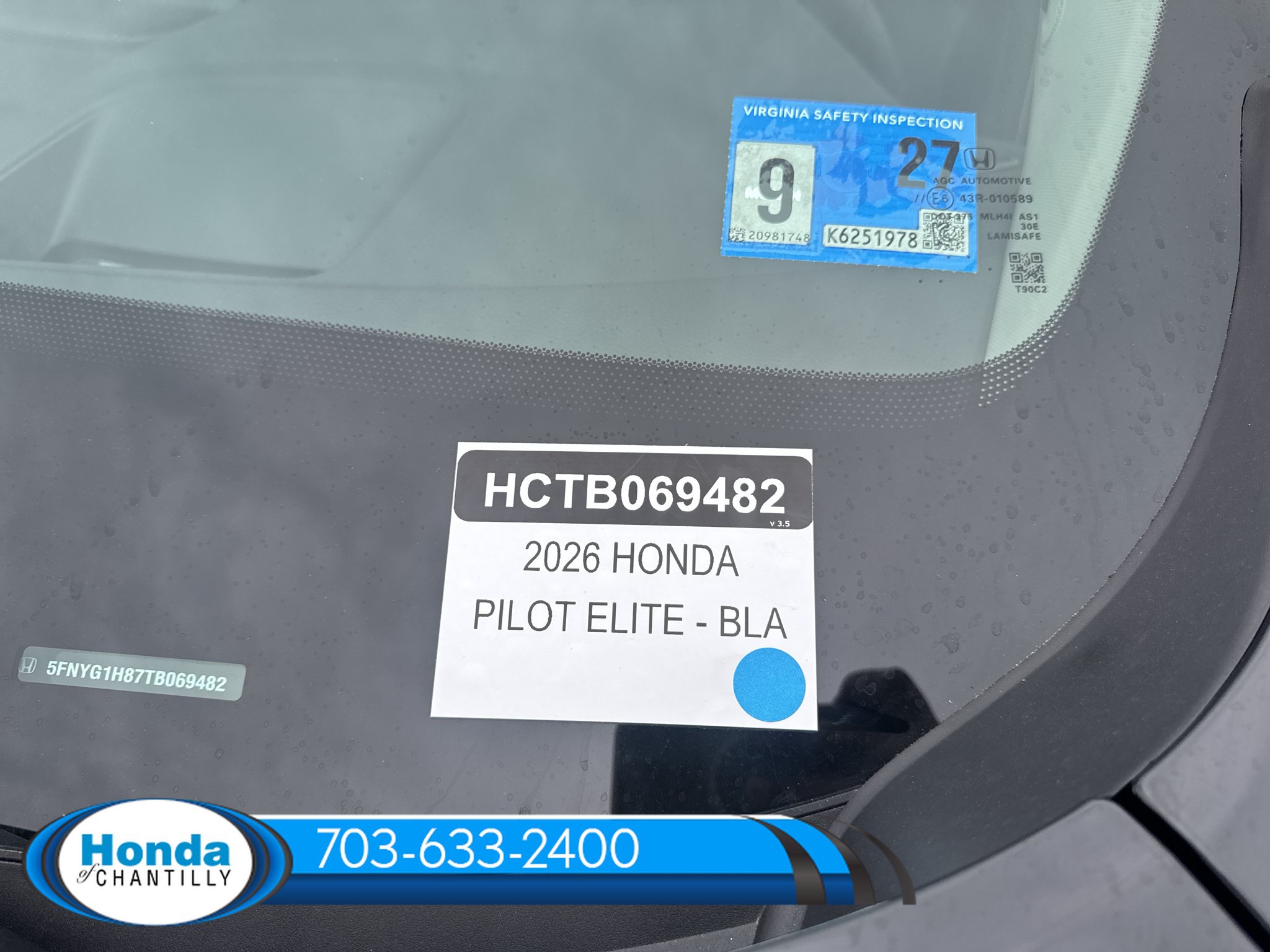 New 2026 Honda Pilot Elite image 39