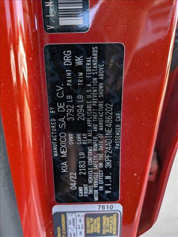 Used 2022 Kia Forte LXS w/ LXS Technology Package FWD image 16