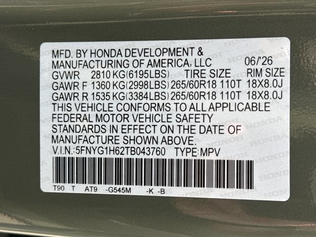 Used 2026 Honda Pilot TrailSport image 18