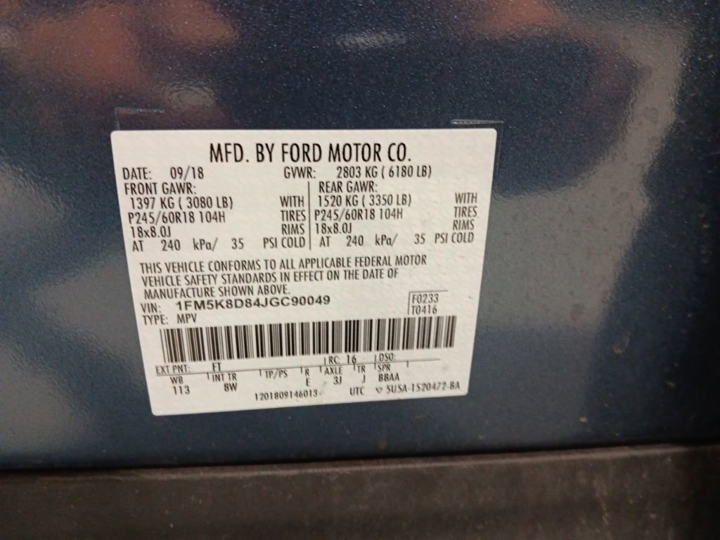 Used 2018 Ford Explorer XLT w/ Equipment Group 201A image 10