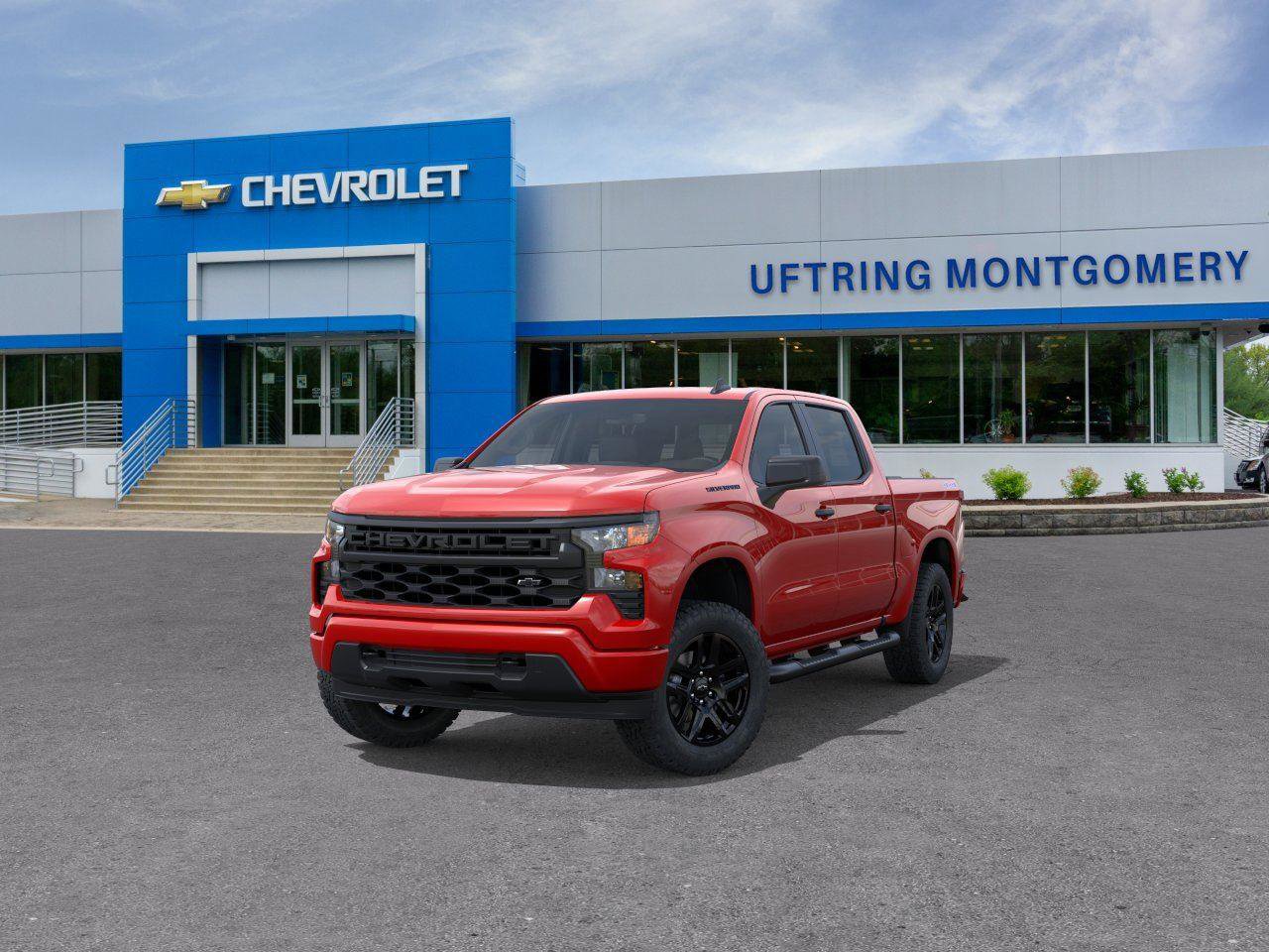 New 2026 Chevrolet Silverado 1500 Custom w/ Turbomax Blackout Package AWD/4WD image 8
