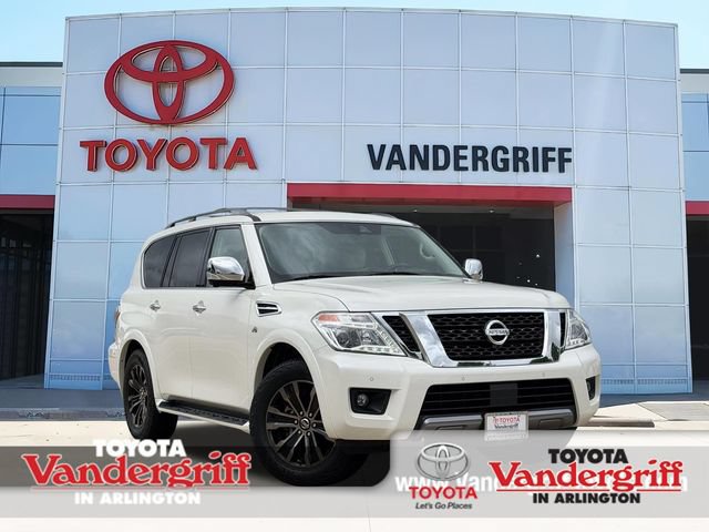 Used 2019 Nissan Armada Platinum w/ Captain's Chairs Package RWD image 1