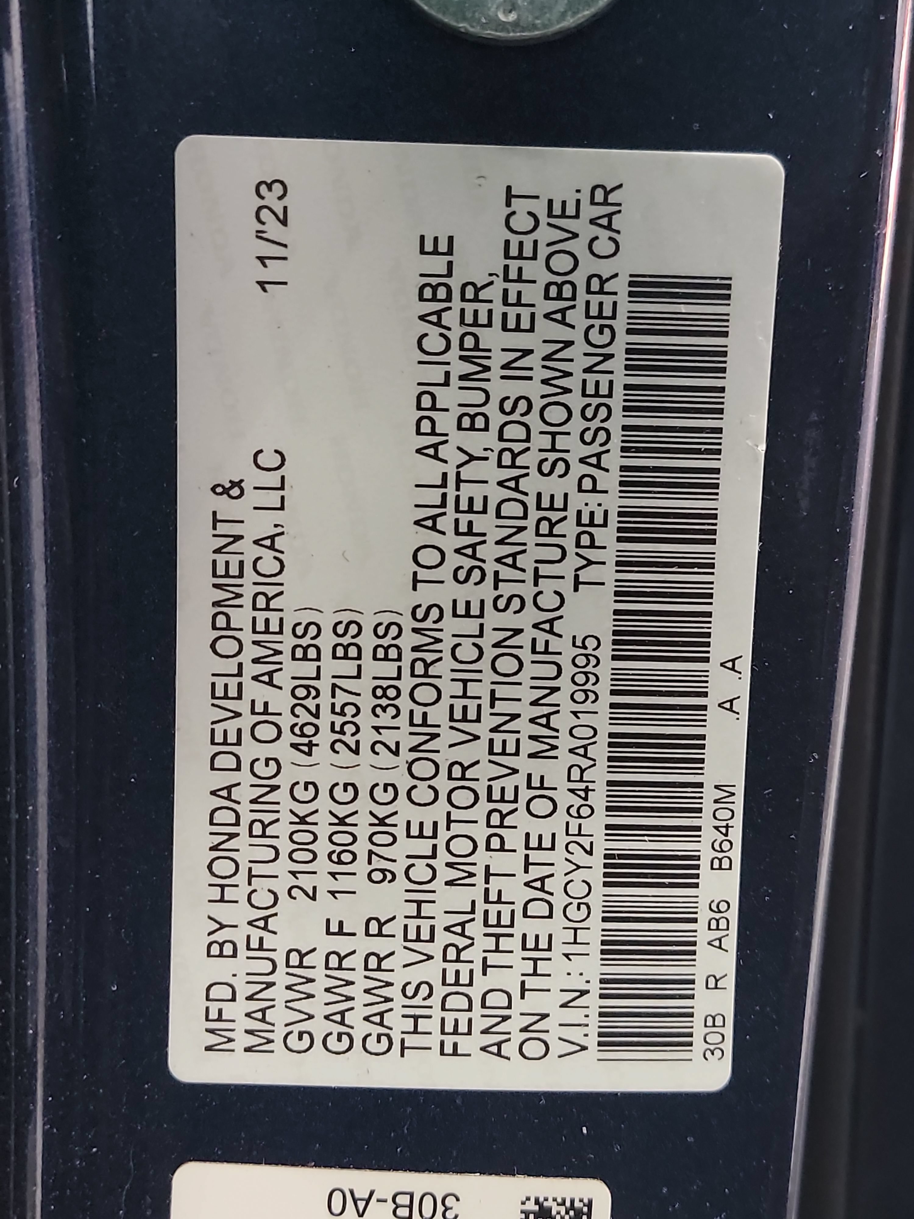 Used 2024 Honda Accord EX-L image 33