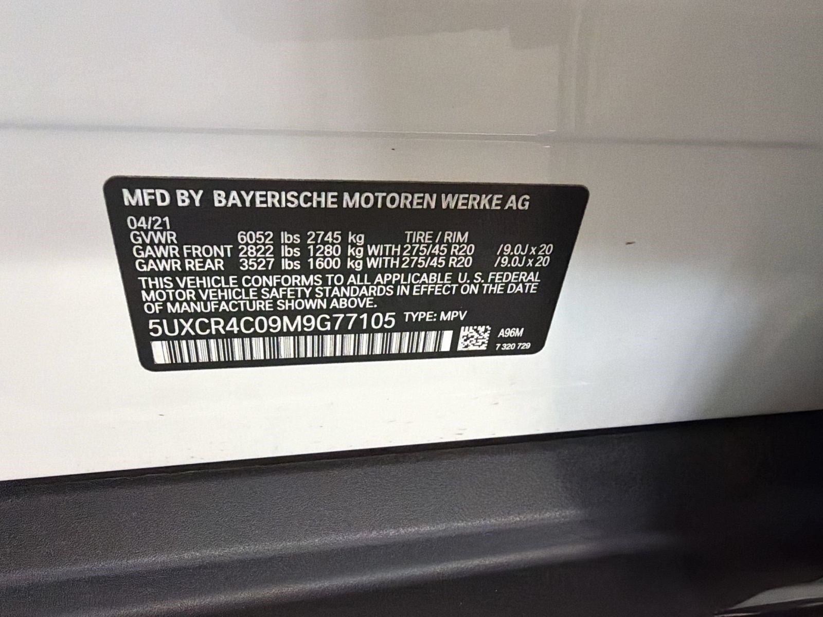 Used 2021 BMW X5 sDrive40i w/ Convenience Package RWD image 12
