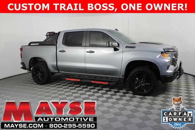 Used 2024 Chevrolet Silverado 1500 Custom Trail Boss w/ LPO, Dark Essentials Package image 1
