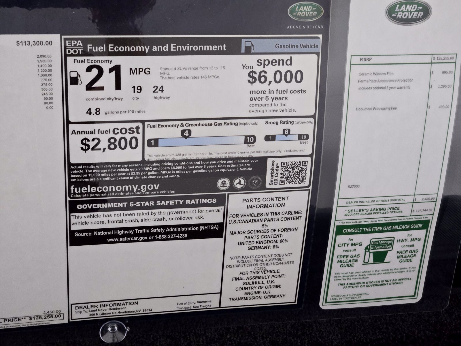 New 2027 Land Rover Range Rover SE AWD/4WD image 33