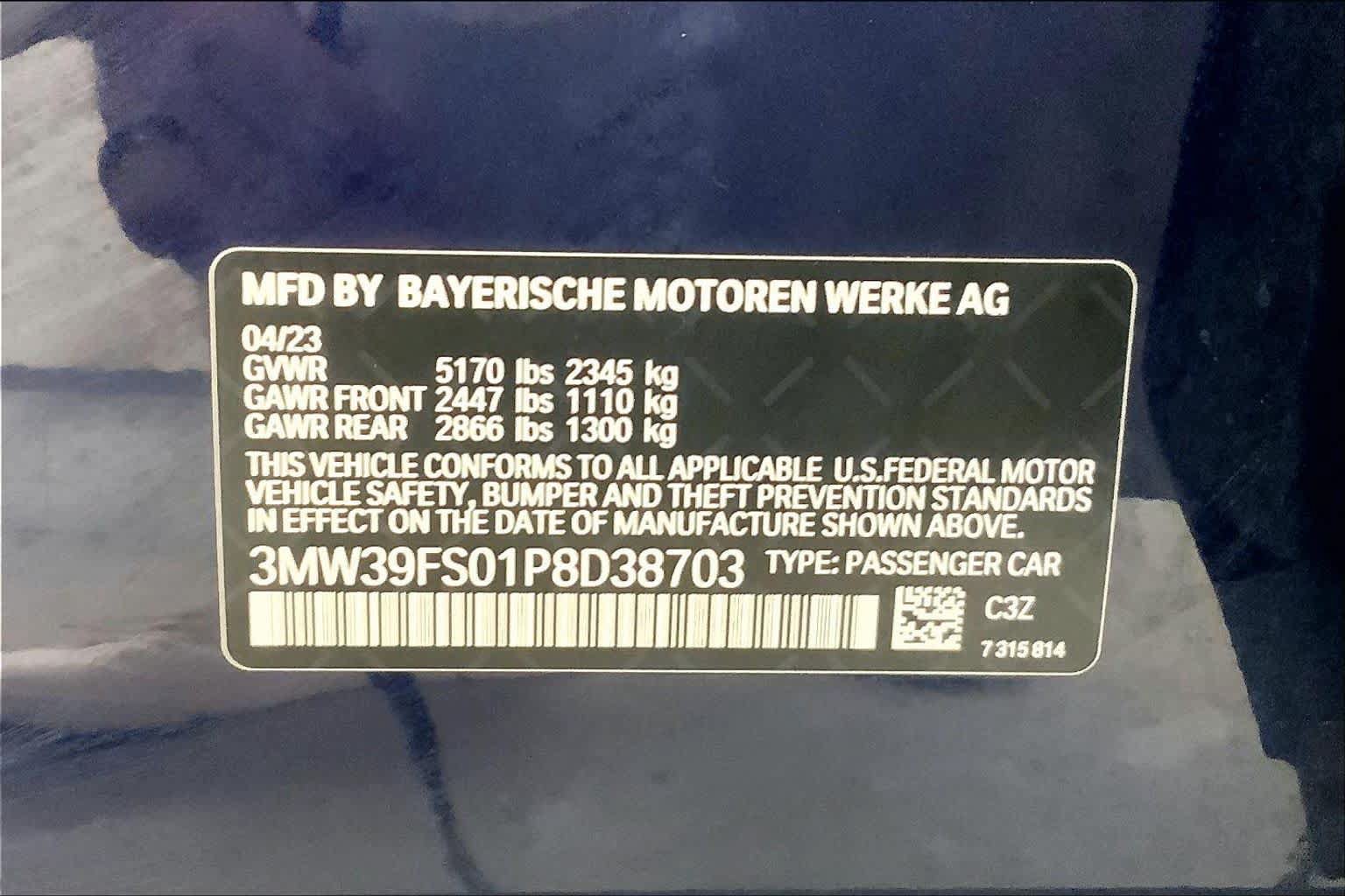 Certified 2023 BMW 330e xDrive w/ Premium Package AWD/4WD image 36
