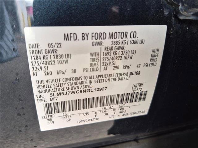 Used 2022 Lincoln Aviator Reserve w/ Equipment Group 201A RWD image 15