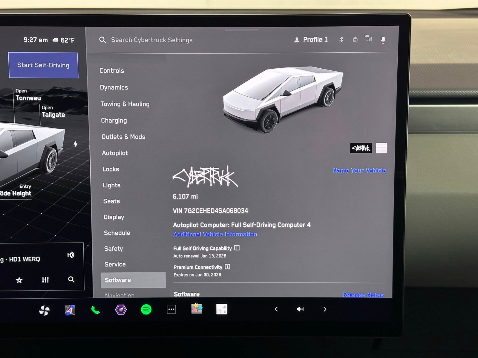 Used 2025 Tesla Cybertruck AWD Crew Cab image 3