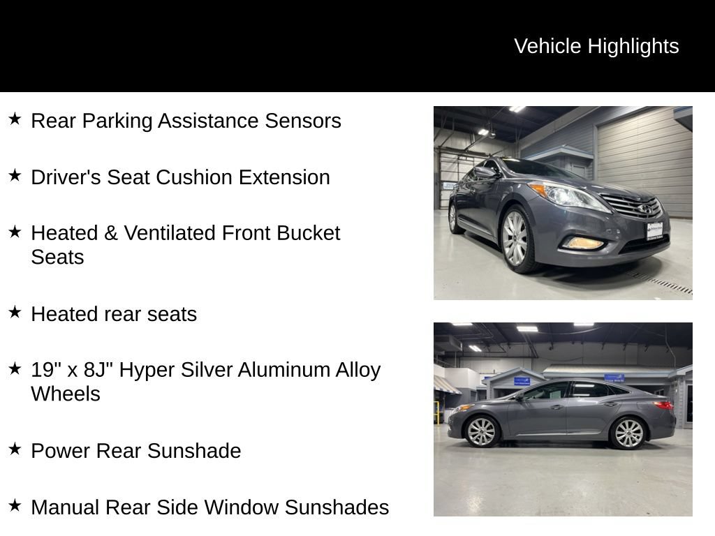 Used 2013 Hyundai Azera w/ Technology Pkg FWD image 14