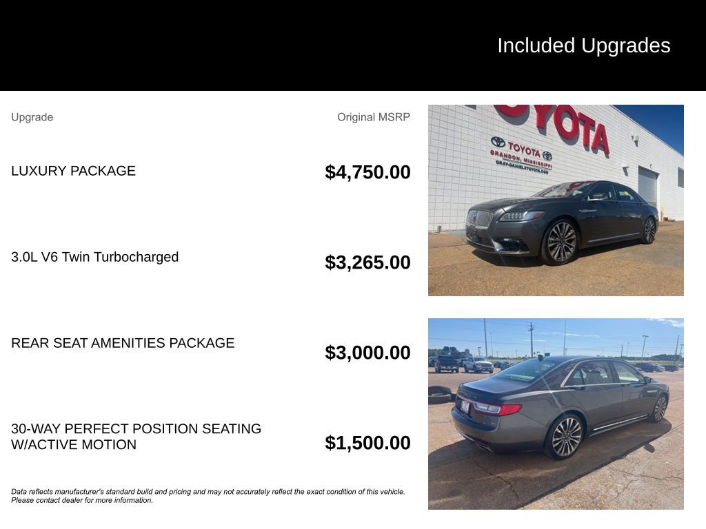 Used 2020 Lincoln Continental Reserve w/ Luxury Package image 7