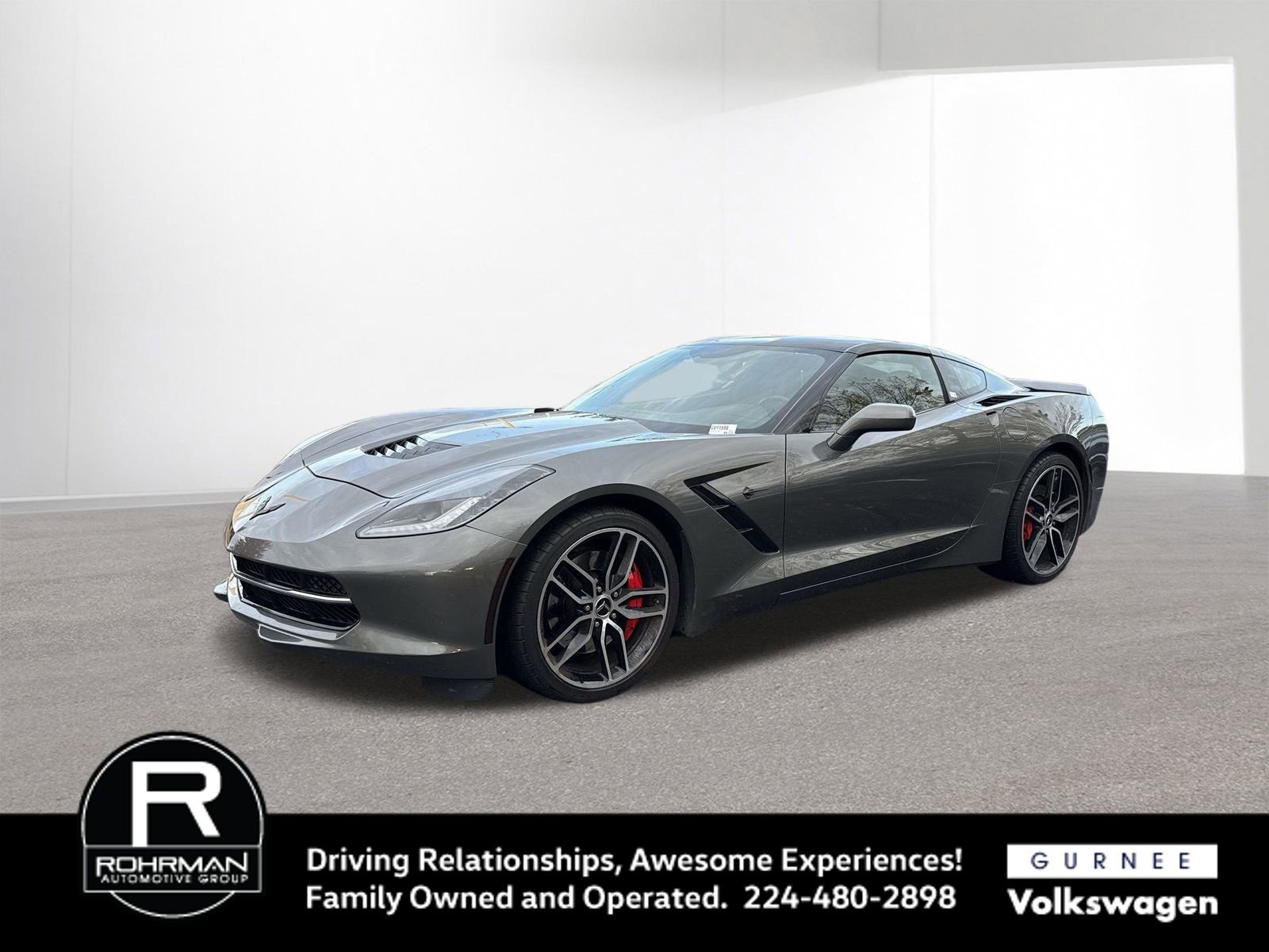 Used 2015 Chevrolet Corvette Stingray Coupe w/ Carbon Flash Badge Package
