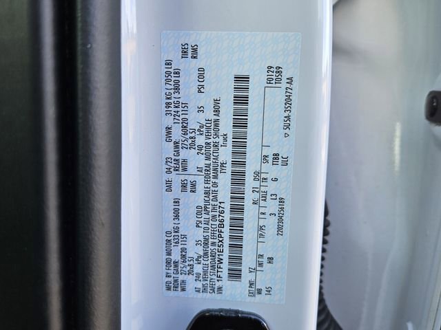 Used 2023 Ford F150 Lariat w/ Equipment Group 502A High image 7