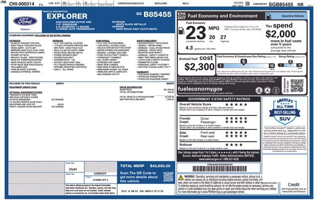 Used 2025 Ford Explorer Active image 3