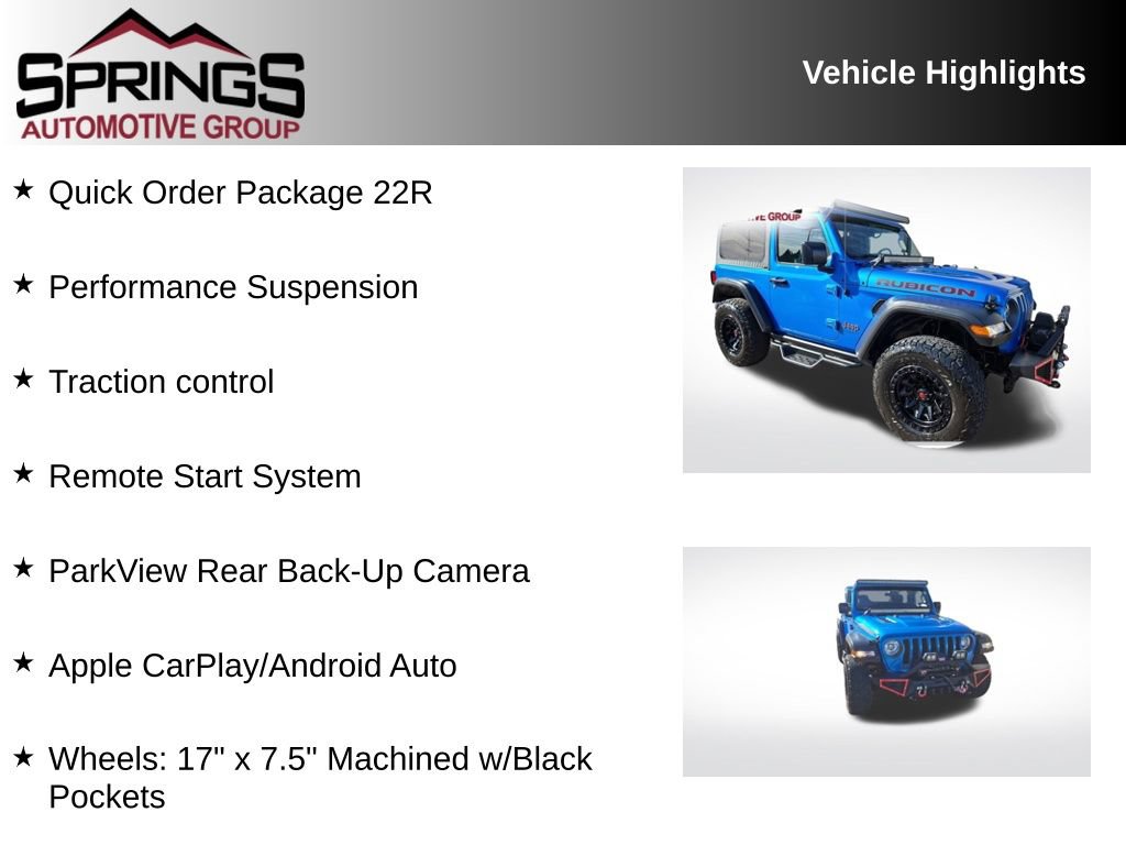 Used 2021 Jeep Wrangler Rubicon AWD/4WD image 2