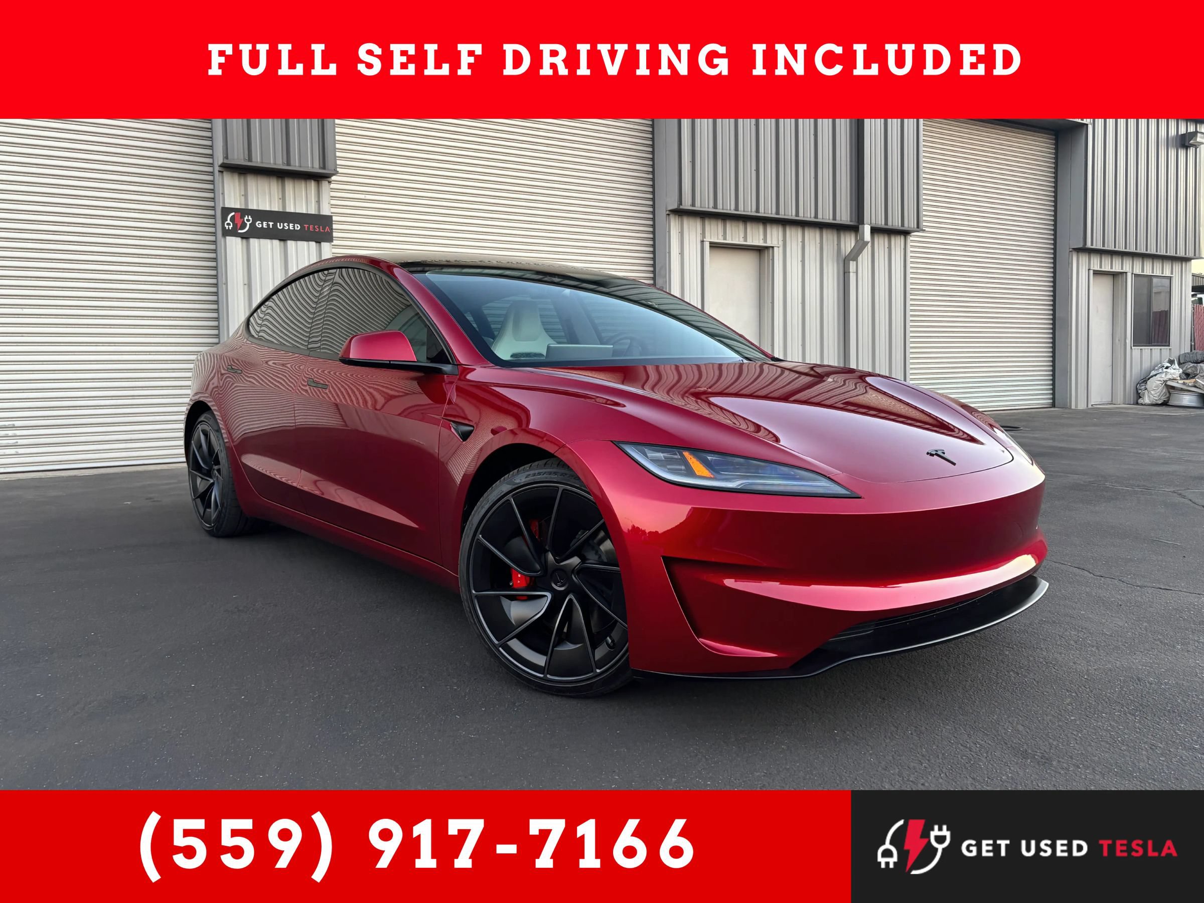 Used 2024 Tesla Model 3 Performance AWD/4WD image 1