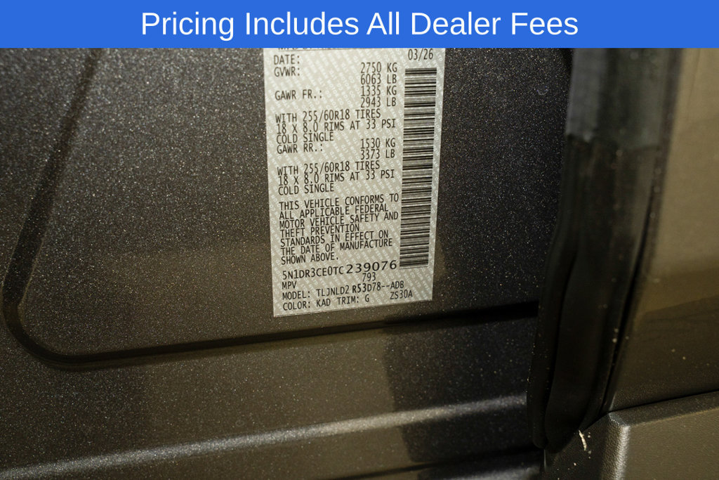New 2026 Nissan Pathfinder SL w/ Cargo Package AWD/4WD image 22