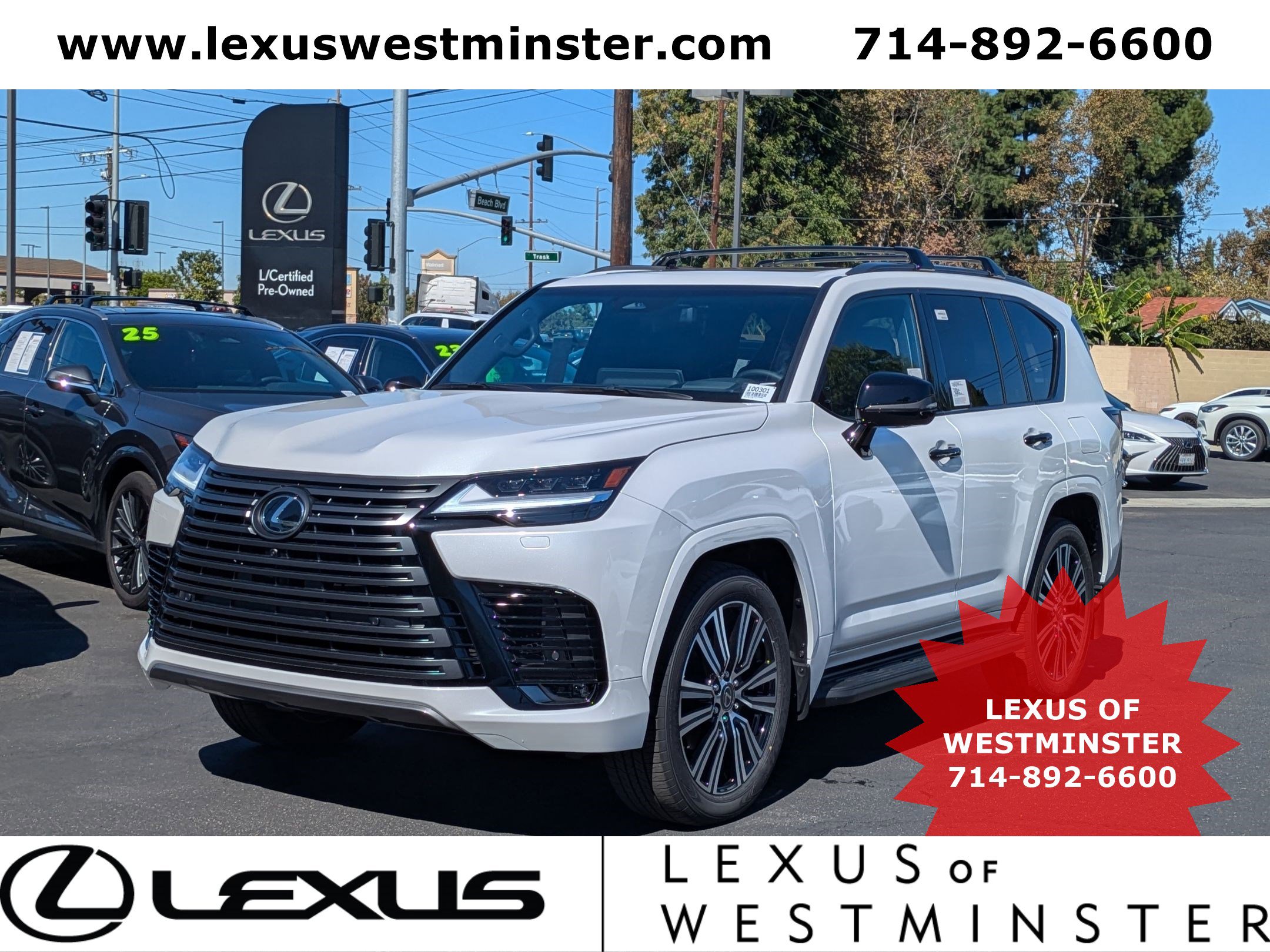 New 2025 Lexus LX 600 4WD w/ Luxury Package