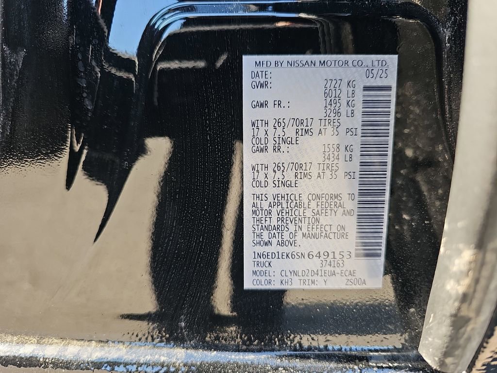 Used 2025 Nissan Frontier PRO-4X w/ Pro Premium Package image 38
