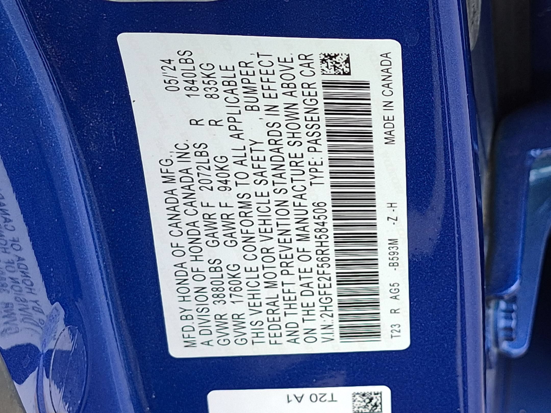 Used 2024 Honda Civic Sport image 37
