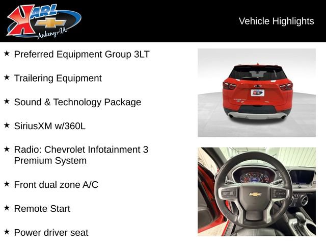 Certified 2020 Chevrolet Blazer LT w/ Sound & Technology Package image 2