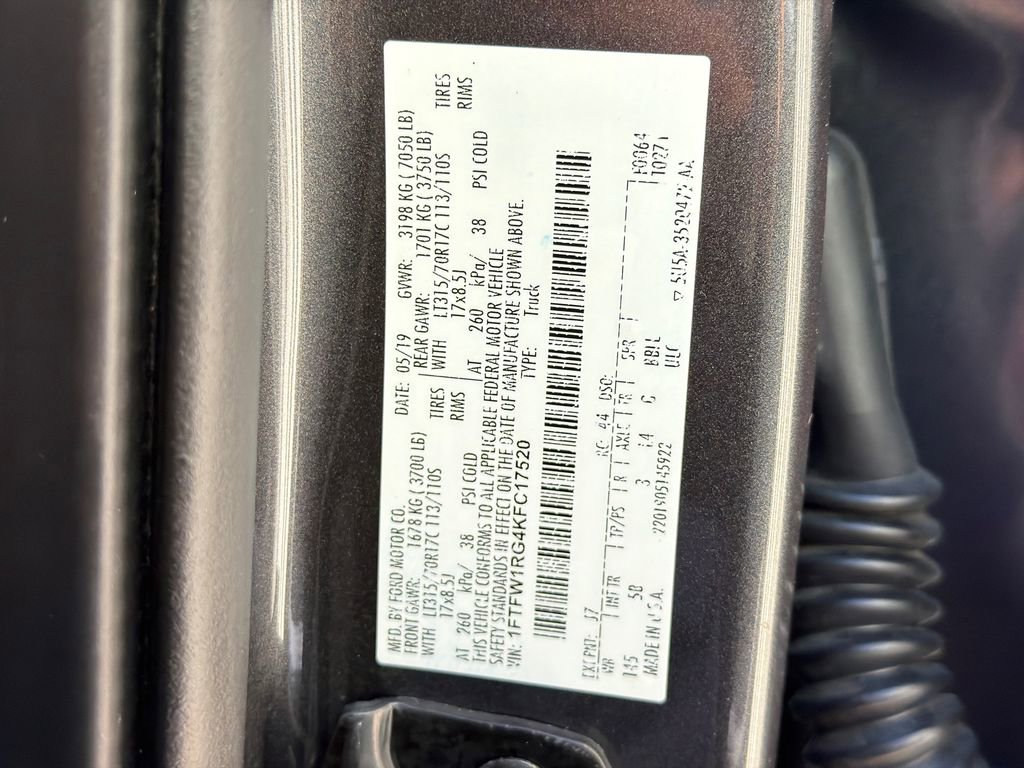 Used 2019 Ford F150 Raptor w/ Equipment Group 802A Luxury image 36